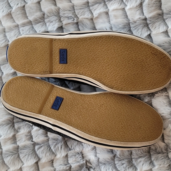 Kate Spade Keds Sparkly Glitter Black Shoes Size 6 Women's - Picture 7 of 10